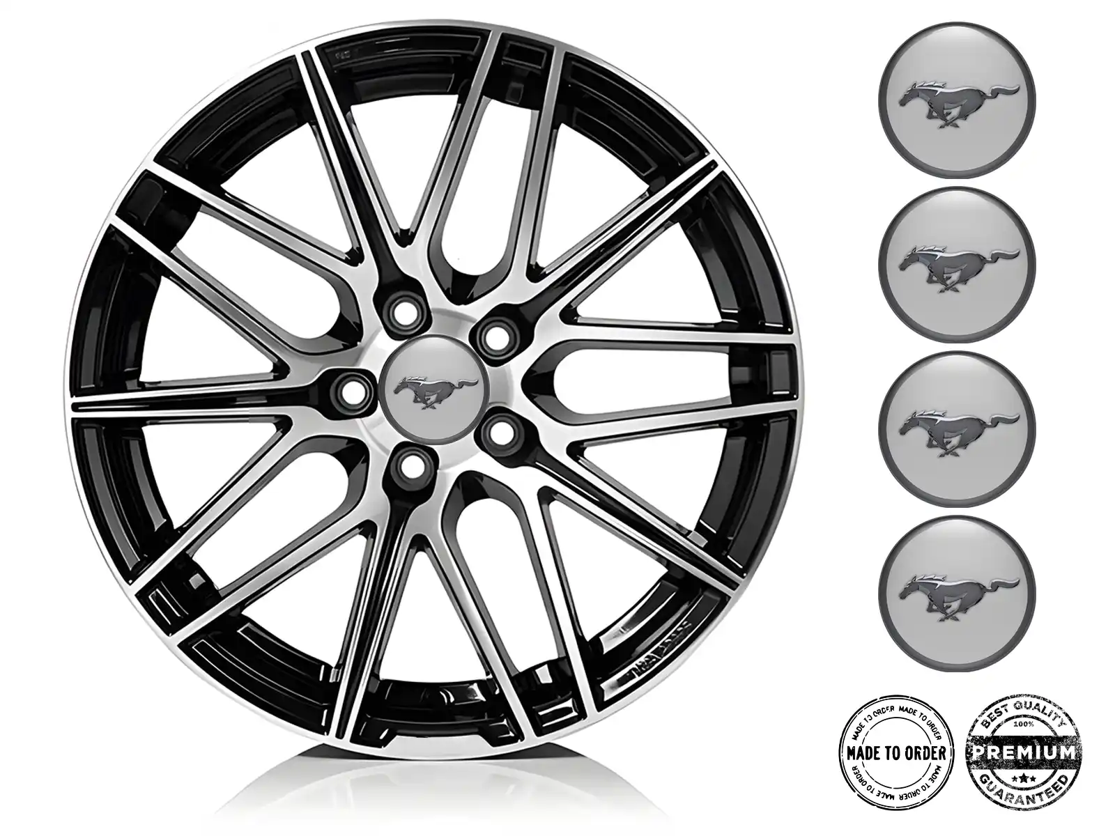 Ford Édition Résine Bombée Logos Cache-Moyeu Personnalisés